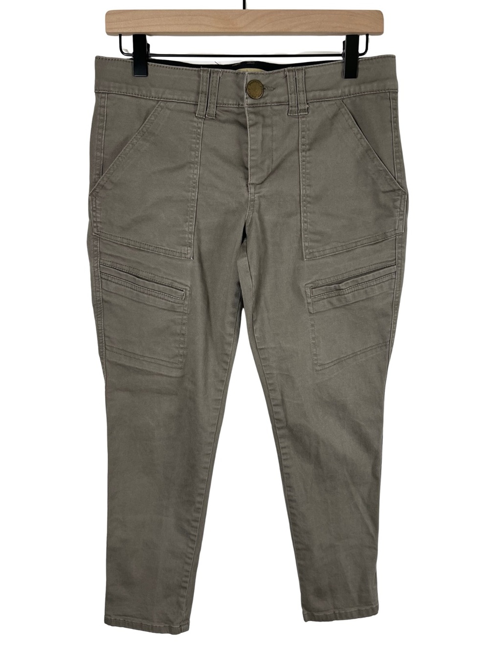 Democracy Ab Solution Utility Cargo Pants Womens 6 Skinny Stretch